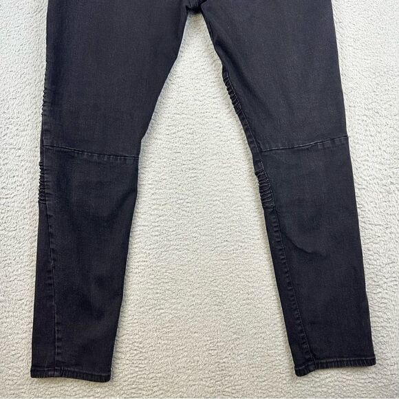Waimea Jeans Mens 38 Black Skinny Distressed Denim Hipster Grunge Stretch 36x29* - Picture 6 of 14